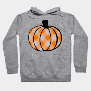 Fall Plaid Pumpkin Hoodie